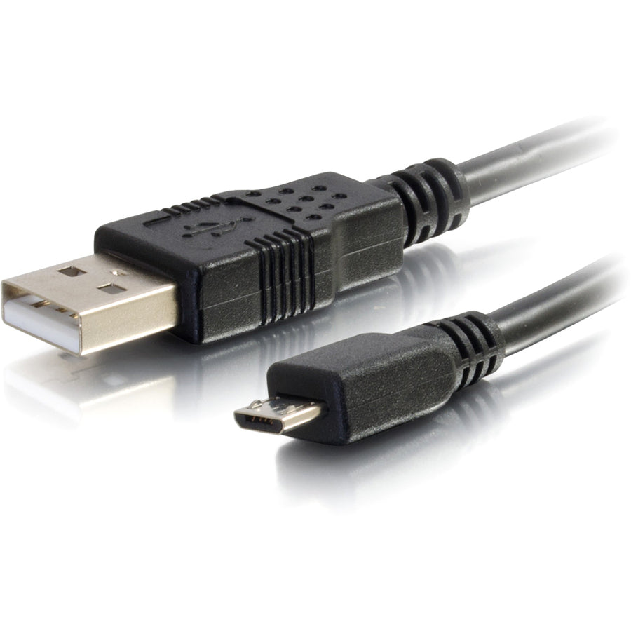 Alternate-Image2 Image for C2G 2m (6ft) USB Cable - USB A to USB Micro B - M/M