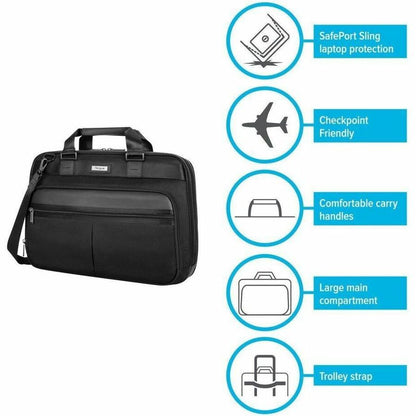 Alternate-Image8 Image for Targus Mobile Elite TBT045US Carrying Case (Briefcase) for 15" to 16" Notebook - Black - TAA Compliant