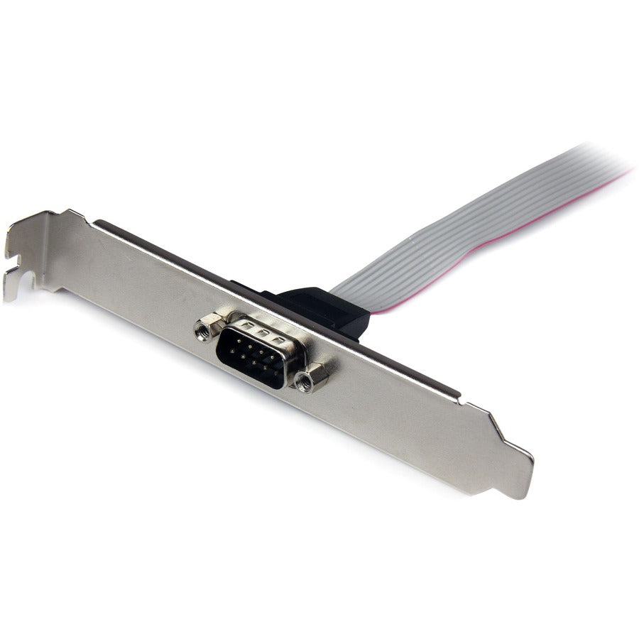Alternate-Image2 Image for StarTech.com 9-pin Serial to 10-pin Header Slot Plate - Serial panel - DB-9 (M) - 10 pin IDC (F) - 41 cm