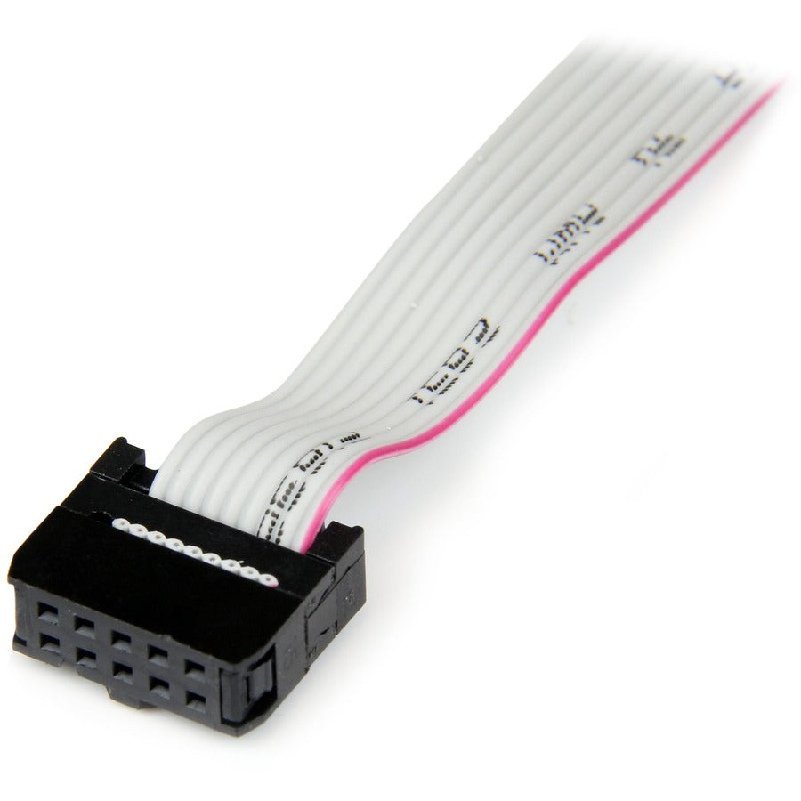 Alternate-Image1 Image for StarTech.com 9-pin Serial to 10-pin Header Slot Plate - Serial panel - DB-9 (M) - 10 pin IDC (F) - 41 cm