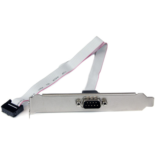 Main Image for StarTech.com 9-pin Serial to 10-pin Header Slot Plate - Serial panel - DB-9 (M) - 10 pin IDC (F) - 41 cm