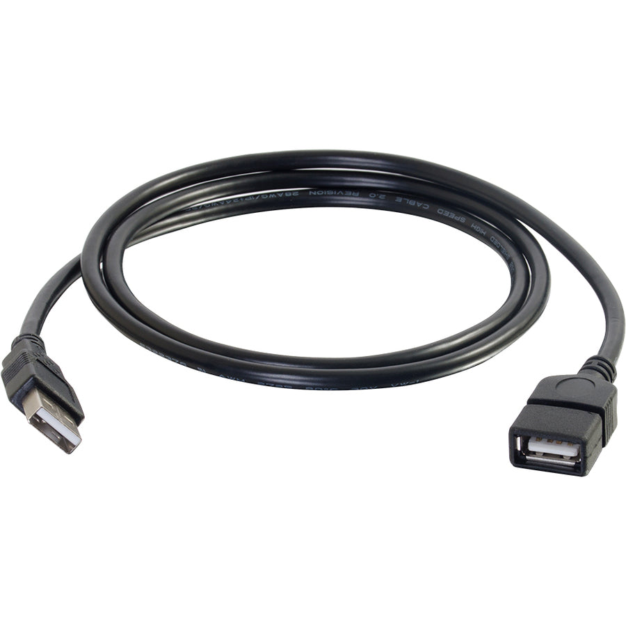 Alternate-Image1 Image for C2G 2m USB Extension Cable - USB 2.0 A to USB - M/F