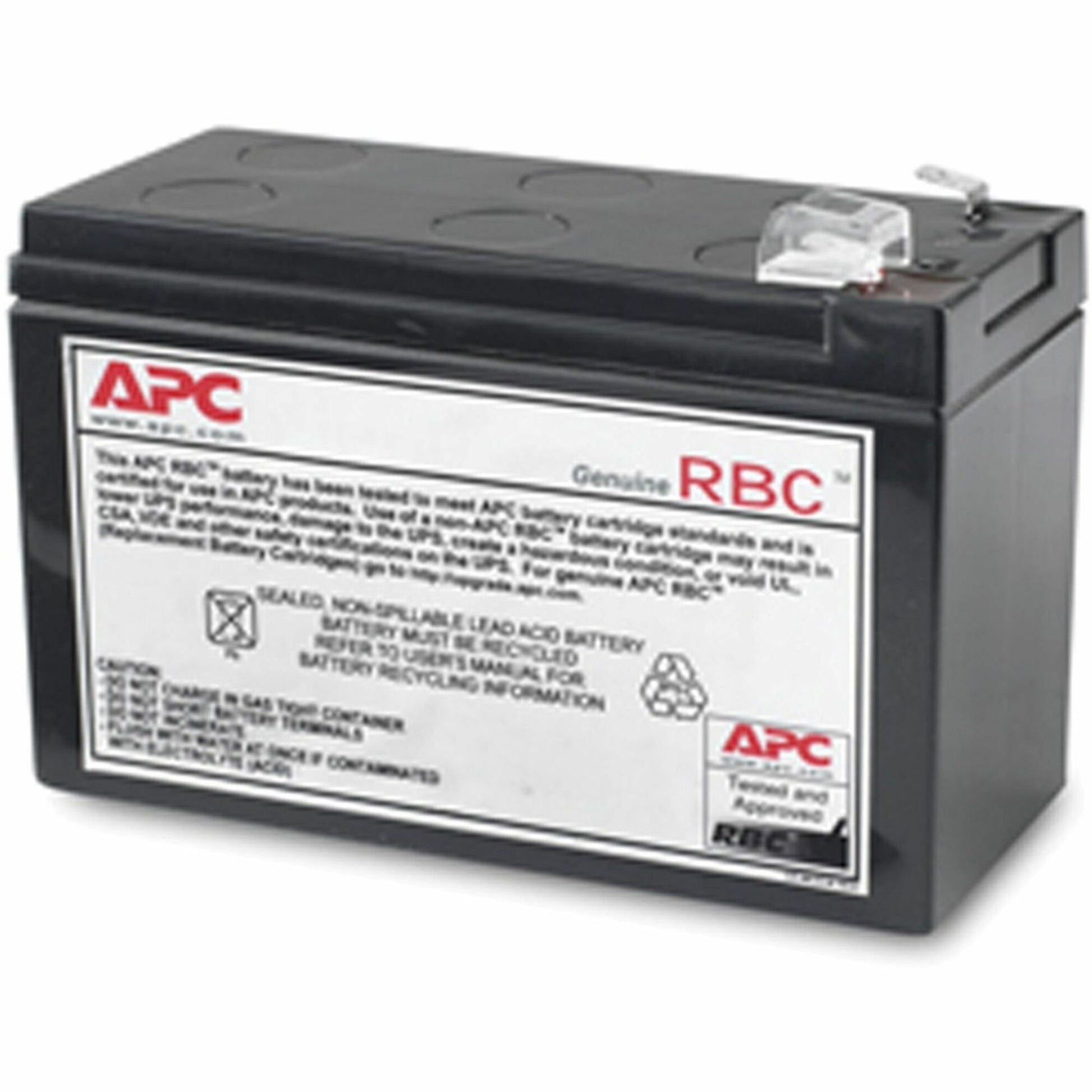 Main Image for APC Replacement Battery Cartridge, VRLA battery, 7Ah, 12VDC, 2-year warranty