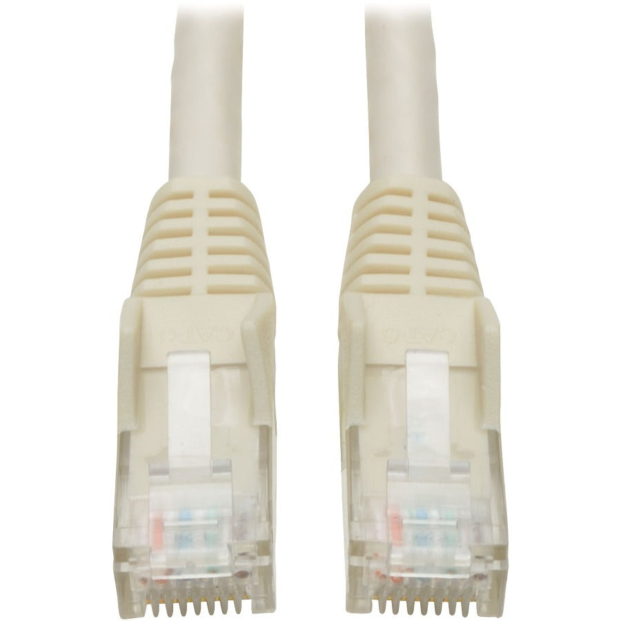 Main Image for Eaton Tripp Lite Series Cat6 Gigabit Snagless Molded (UTP) Ethernet Cable (RJ45 M/M), PoE, White, 1 ft. (0.31 m)