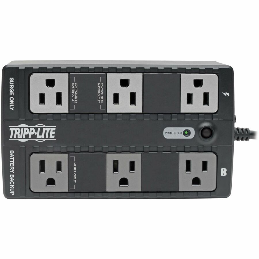 Top Image for Eaton Tripp Lite Series 350VA 210W Standby UPS - 6 NEMA 5-15R Outlets, 120V, 50/60 Hz, 5-15P Plug, ENERGY STAR, Desktop/Wall