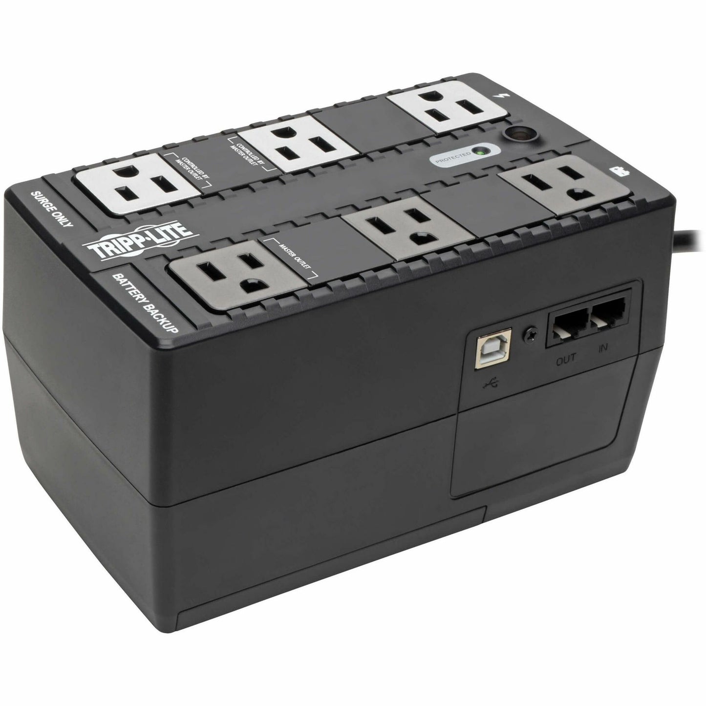 Main Image for Eaton Tripp Lite Series 350VA 210W Standby UPS - 6 NEMA 5-15R Outlets, 120V, 50/60 Hz, 5-15P Plug, ENERGY STAR, Desktop/Wall