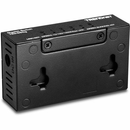 Alternate-Image3 Image for TRENDnet 5-Port Mini Gigabit Switch, TEG-S50g, GREENnet Technology, NDAA + TAA Compliant, Desktop Metal Ethernet Network Switch, 5 x Gigabit Ports, Fanless, Lifetime Protection, Black