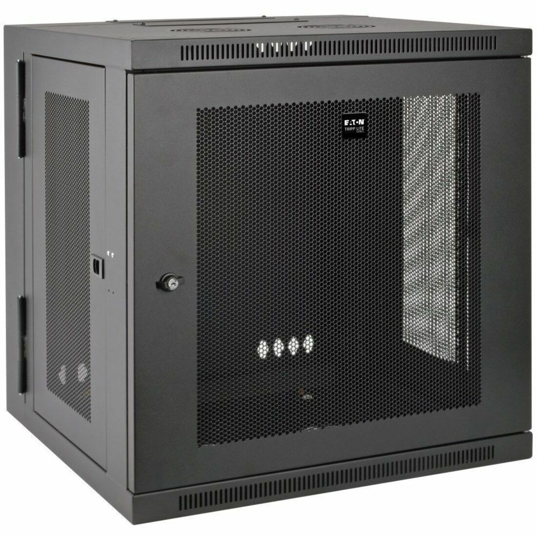 Main Image for Eaton Tripp Lite Series SmartRack 12U Low-Profile Switch-Depth Wall-Mount Small Rack Enclosure, Hinged Back