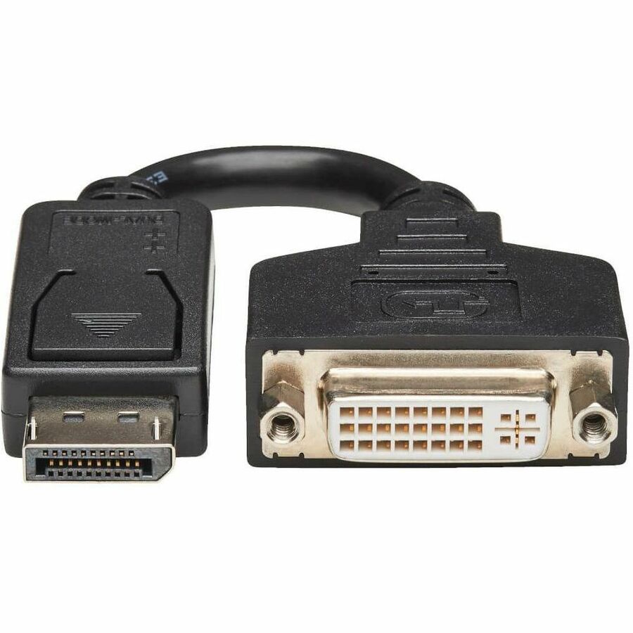 Alternate-Image1 Image for Eaton Tripp Lite Series DisplayPort to DVI-I Adapter Cable (M/F), 6 in. (15.2 cm), TAA
