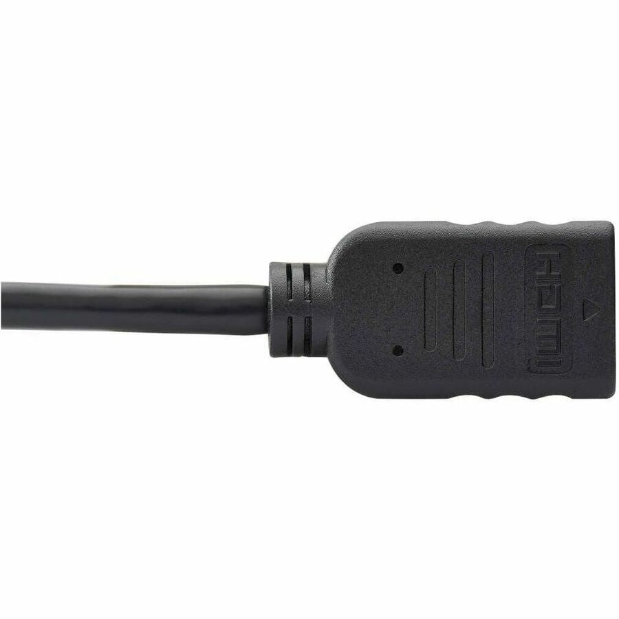 Alternate-Image6 Image for Eaton Tripp Lite Series DisplayPort to HDMI Video Adapter Video Converter (M/F), HDCP, Black, 6 in. (15 cm)