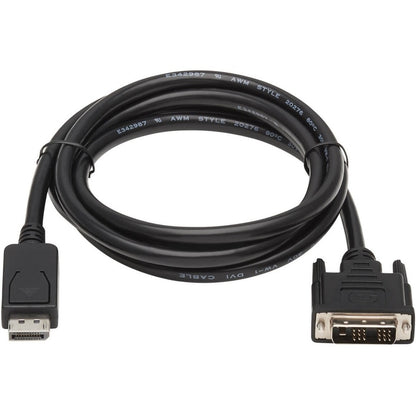 Alternate-Image1 Image for Tripp Lite by Eaton DisplayPort to DVI Adapter Cable (DP with Latches to DVI-D Single Link M/M) 6 ft. (1.8 m)