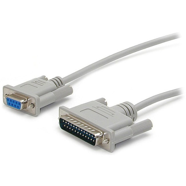 Main Image for StarTech 10 ft Cross Wired DB9 to DB25 Serial Null Modem Cable - Null modem cable - DB-9 (F) - DB-25 (M) - 10 ft