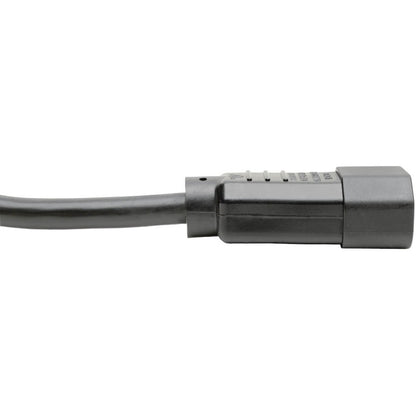 Alternate-Image2 Image for Eaton Tripp Lite Series Heavy-Duty PDU Power Cord, C13 to C14 - 15A, 250V, 14 AWG, 6 ft. (1.83 m), Black