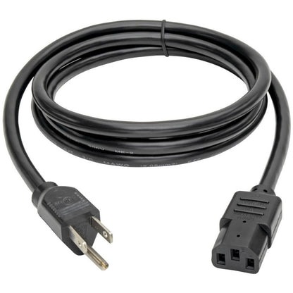 Alternate-Image1 Image for Eaton Tripp Lite Series Computer Power Cord, NEMA 5-15P to C13 - Heavy-Duty, 15A, 125V, 14 AWG, 6 ft. (1.83 m), Black