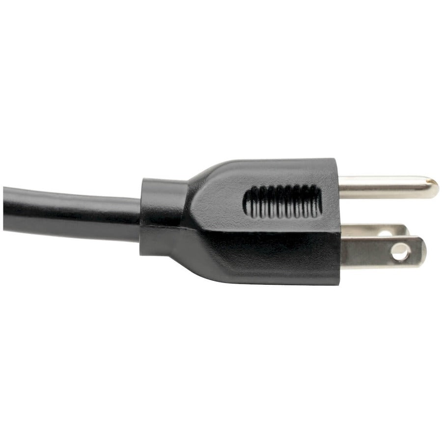 Alternate-Image2 Image for Eaton Tripp Lite Series Computer Power Cord, NEMA 5-15P to C13 - Heavy-Duty, 15A, 125V, 14 AWG, 6 ft. (1.83 m), Black