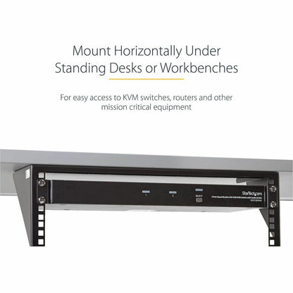 Alternate-Image3 Image for StarTech.com 3U 19" Wall Mount Vertical Rack Bracket, Patch Panel Wall Mount Bracket for AV/IT Equipment, 3U Rack for Cabinet/Server Room