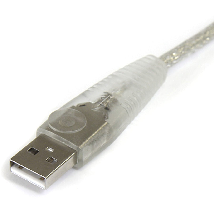 Alternate-Image1 Image for StarTech Transparent USB 2.0 cable - 4 pin USB Type A (M) - 4 pin USB Type B (M) - ( USB / Hi-Speed USB ) - 10 ft