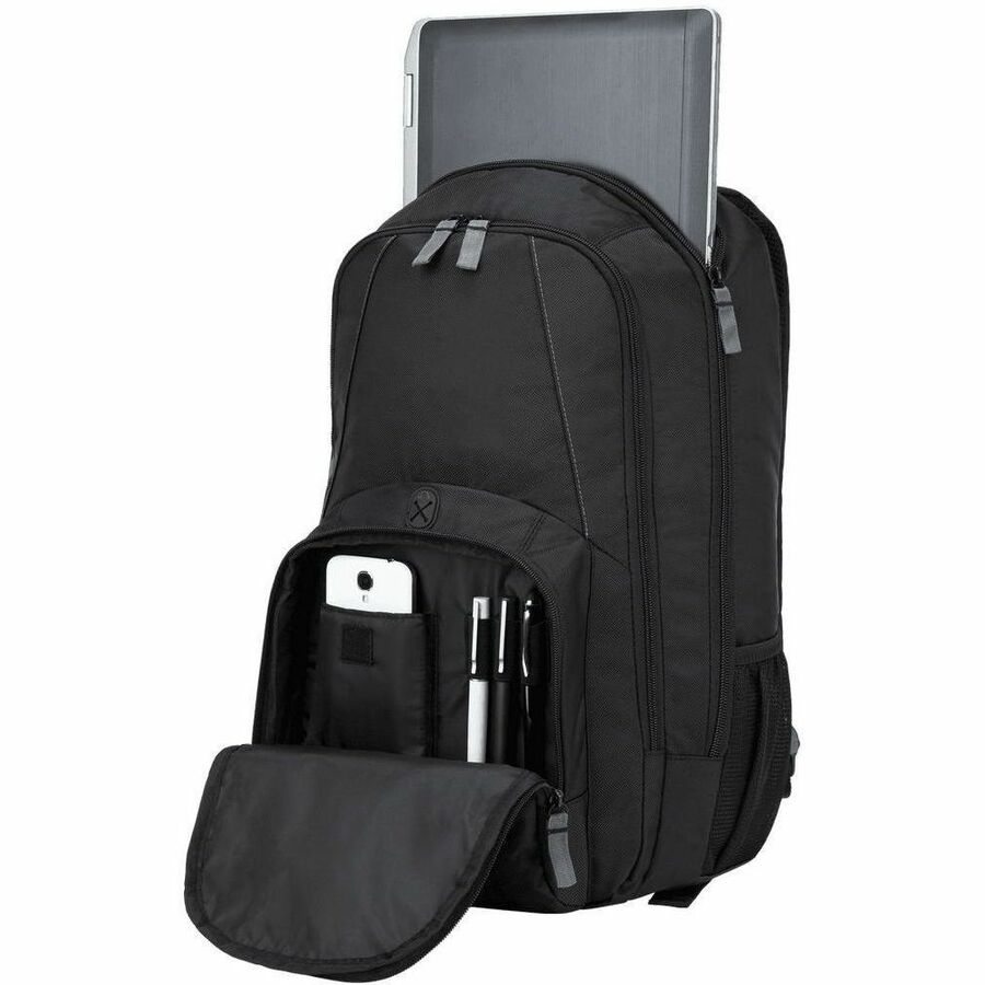 Alternate-Image3 Image for Targus Groove CVR617 Carrying Case (Backpack) for 17" Notebook - Black - TAA Compliant