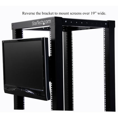 Alternate-Image2 Image for StarTech.com Universal VESA LCD Monitor Mounting Bracket for 19in Rack or Cabinet