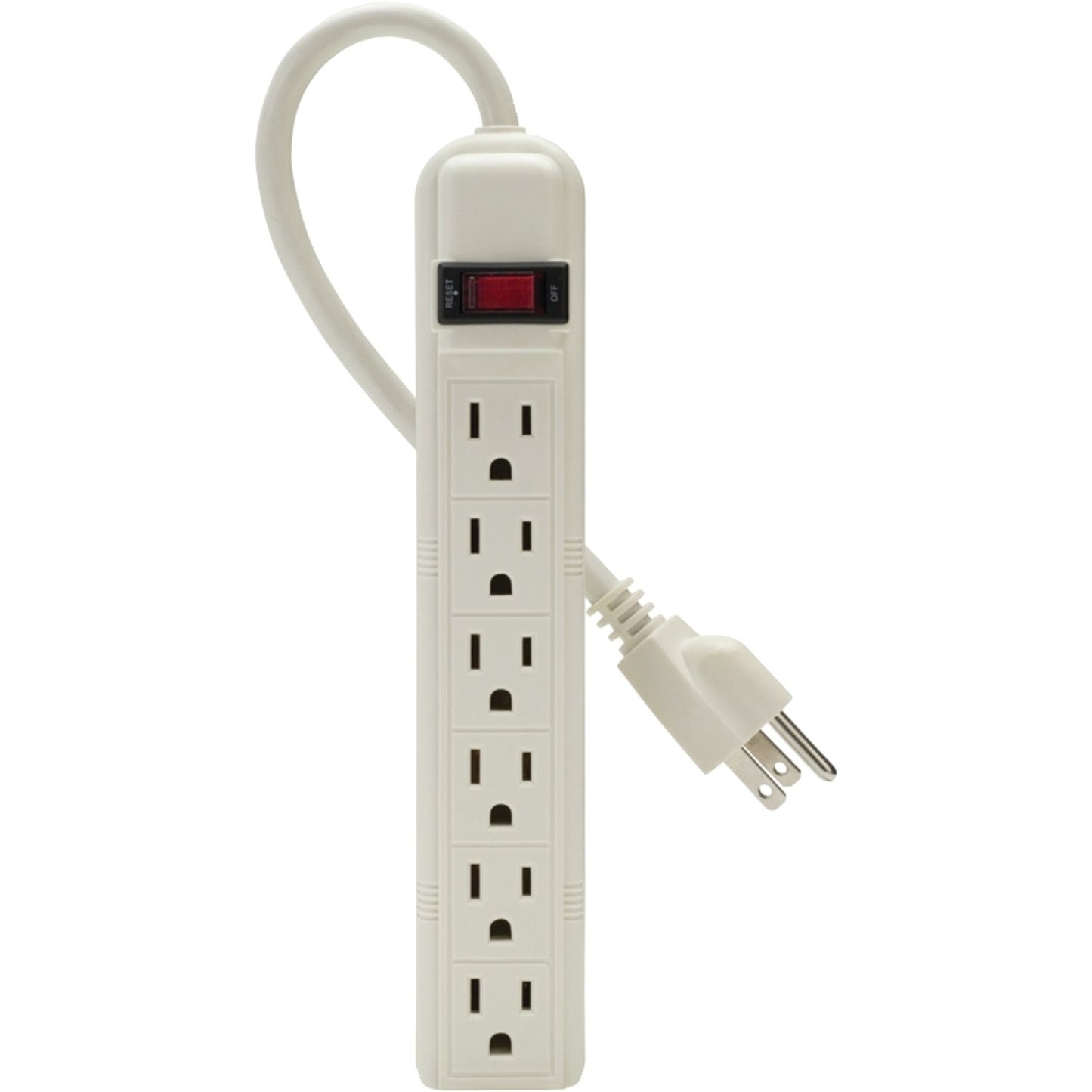 Main Image for Belkin 6-Outlet Power Strip - 3ft Cord - Straight Plug - On-Off Switch - White