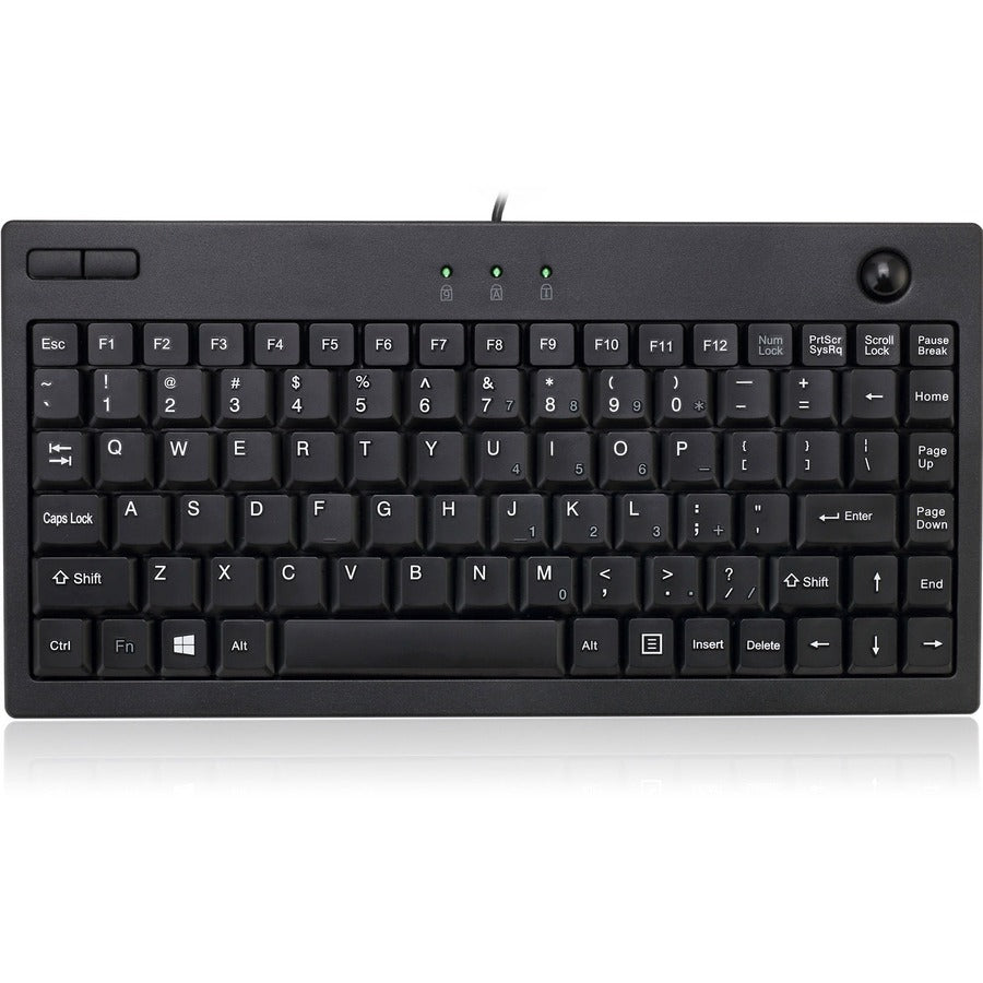 Front Image for Adesso AKB-310UB Mini Trackball Keyboard