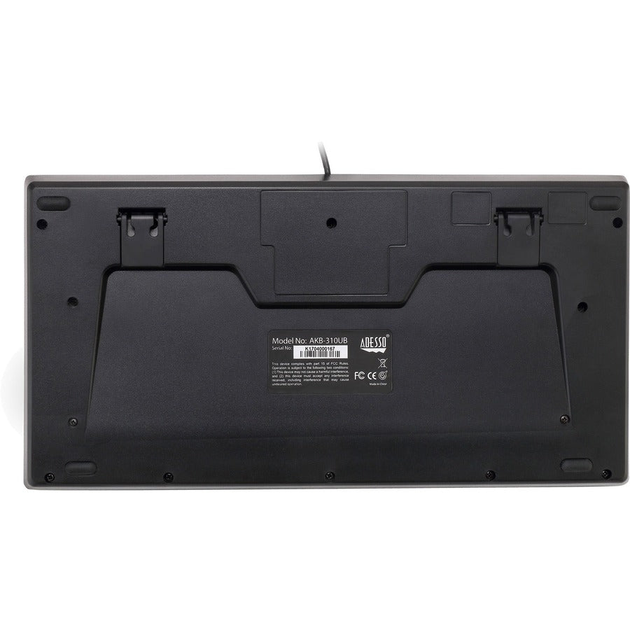 Rear Image for Adesso AKB-310UB Mini Trackball Keyboard