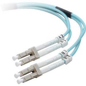 Main Image for Belkin Fiber Optic Cable; 10GB Aqua Multimode LC/LC Duplex MMF, 50/125 OM3