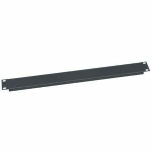 Main Image for Middle Atlantic 1RU Blank Rack Panel - Steel and Flanged Blank Panel - Flat Black Powder Coat
