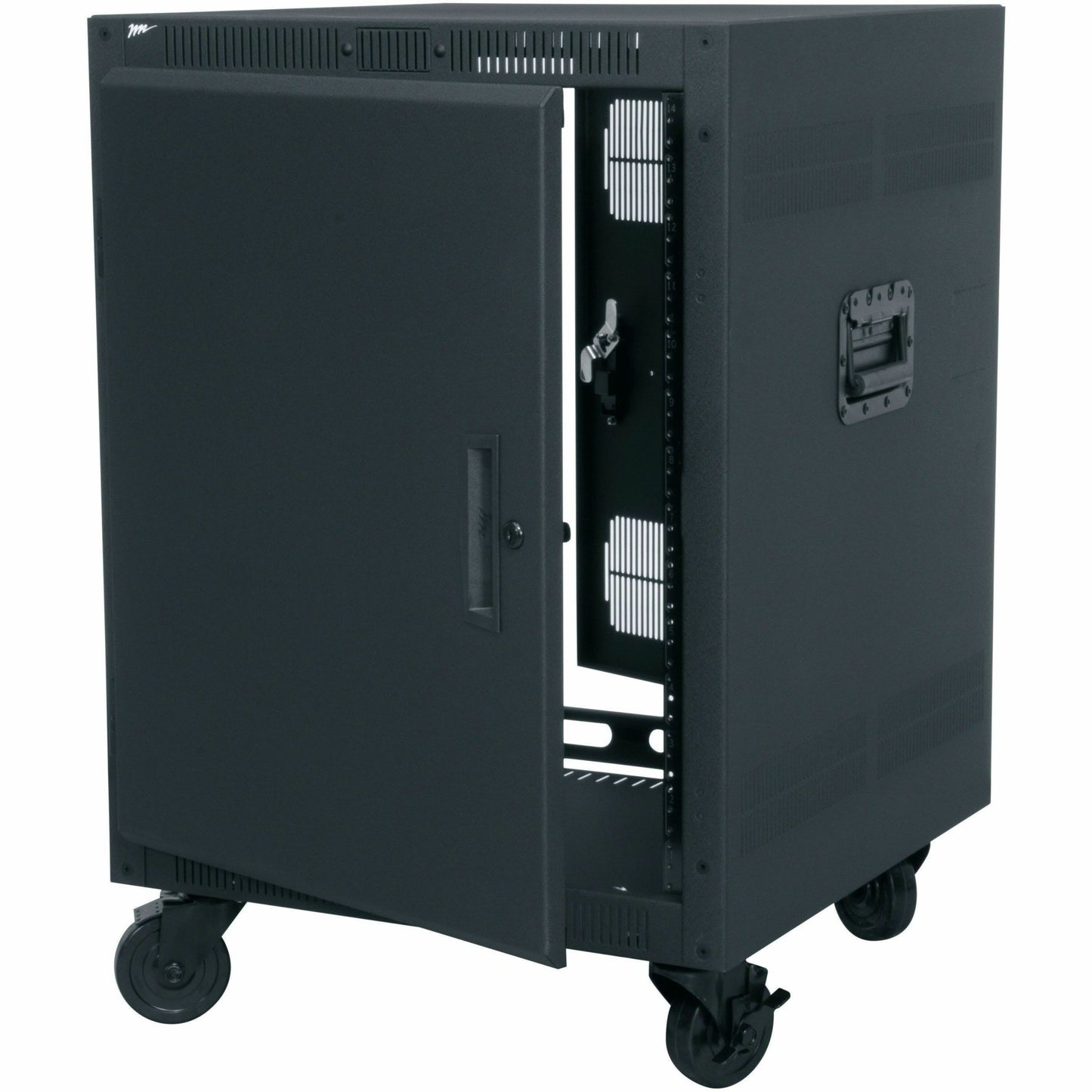 Main Image for Middle Atlantic PTRK Series 14RU Portable Rolling 4-Post Rack - 24in Depth Floor Standing Rack