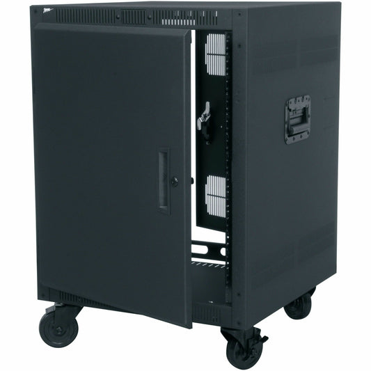 Main Image for Middle Atlantic PTRK Series 14RU Portable Rolling 4-Post Rack - 24in Depth Floor Standing Rack