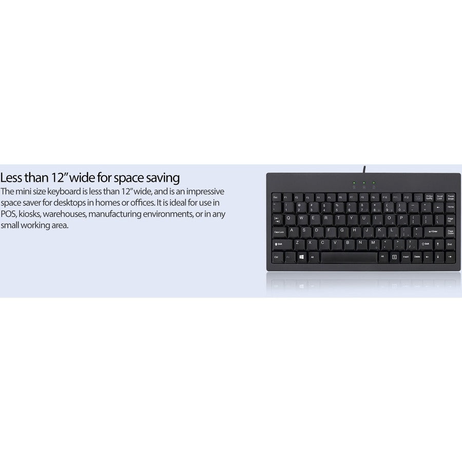 Alternate-Image5 Image for Adesso AKB-110B Mini Keyboard
