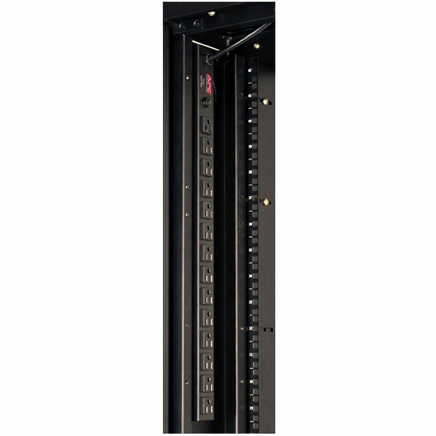 Alternate-Image2 Image for APC NetShelter Basic Rack PDU, 0U, 15A, 100/120V, 14 NEMA 5-15 outlets