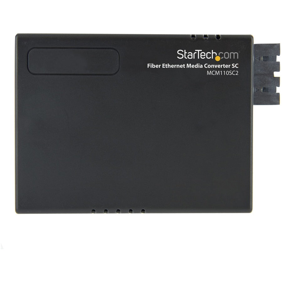 Alternate-Image1 Image for StarTech.com 10/100 Fiber to Ethernet Media Converter Multi Mode SC 2 km