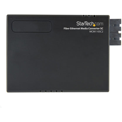Alternate-Image1 Image for StarTech.com 10/100 Fiber to Ethernet Media Converter Multi Mode SC 2 km
