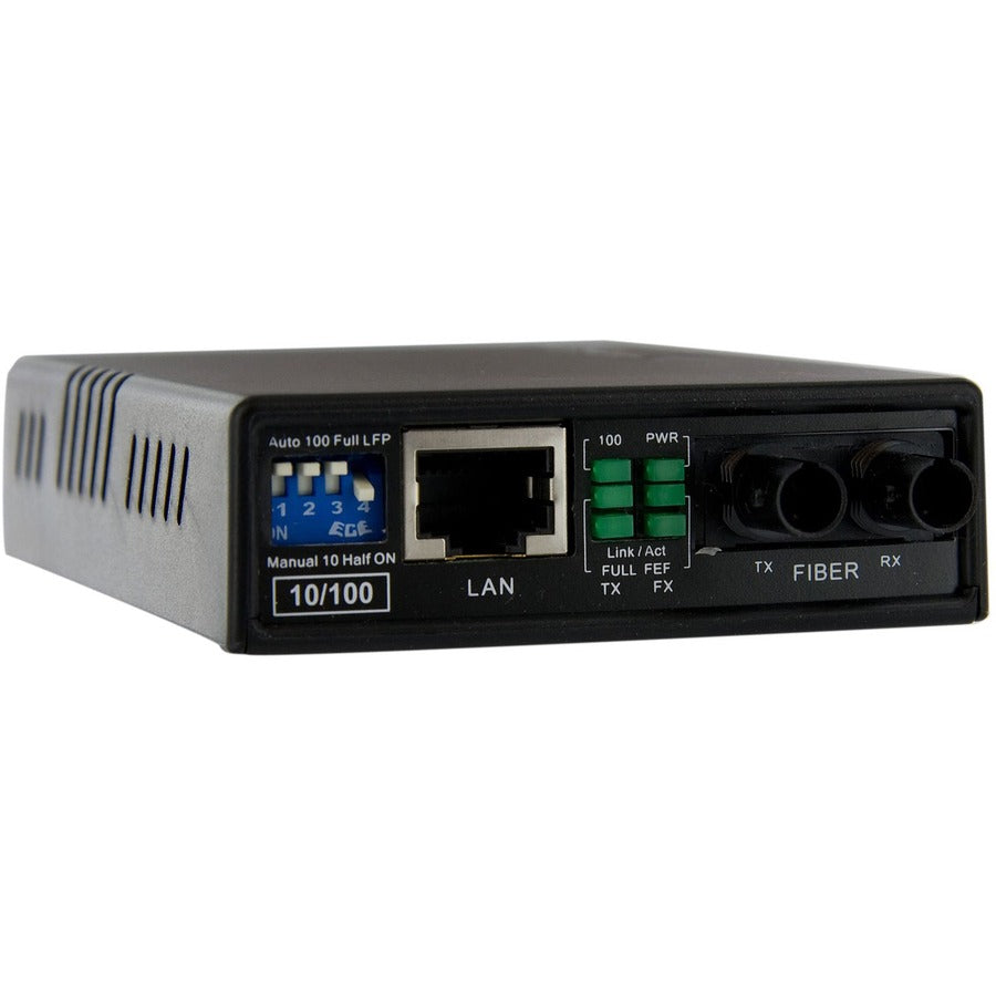 Alternate-Image3 Image for StarTech.com 10/100 Multi Mode Fiber Copper Fast Ethernet Media Converter ST 2 km