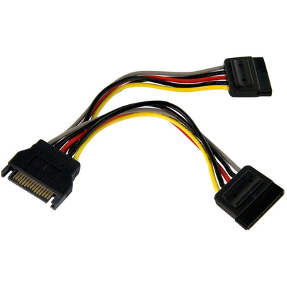 Main Image for StarTech 6in SATA Power Y Splitter Cable Adapter