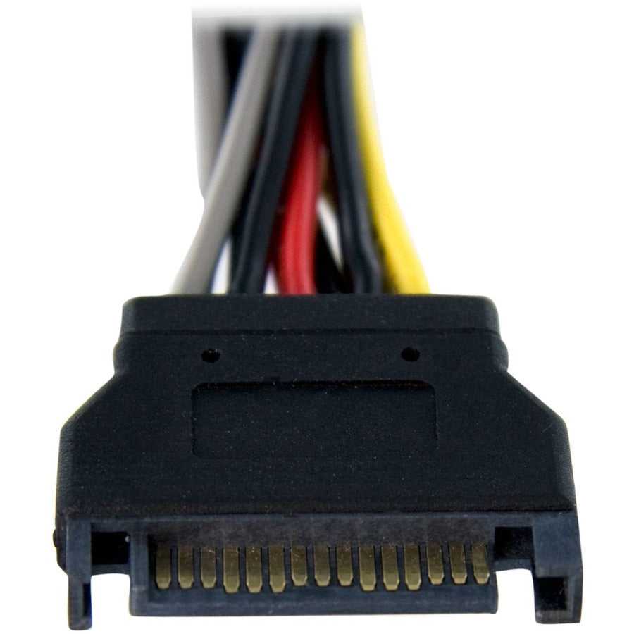 Alternate-Image1 Image for StarTech 6in SATA Power Y Splitter Cable Adapter