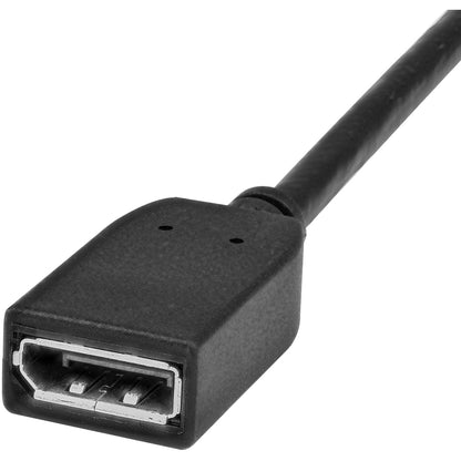 Alternate-Image2 Image for StarTech.com 6ft (2m) DisplayPort Extension Cable, 4K x 2K Video, DisplayPort Male to Female Extension Cable, DP 1.2 Extender Cable / Cord