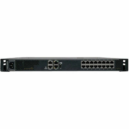Alternate-Image1 Image for Eaton Tripp Lite Series NetCommander 16-Port Cat5 KVM over IP Switch - 19 in. LCD, 1 Remote + 1 Local User, 1U Rack-Mount, TAA