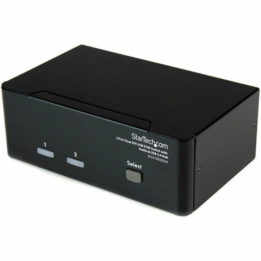 Main Image for StarTech 2 Port Dual DVI USB KVM Switch w/ Audio & USB Hub, TAA