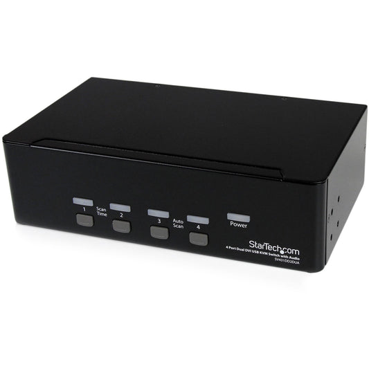 Main Image for StarTech.com 4 Port Dual DVI USB KVM Switch w/ Audio & USB Hub