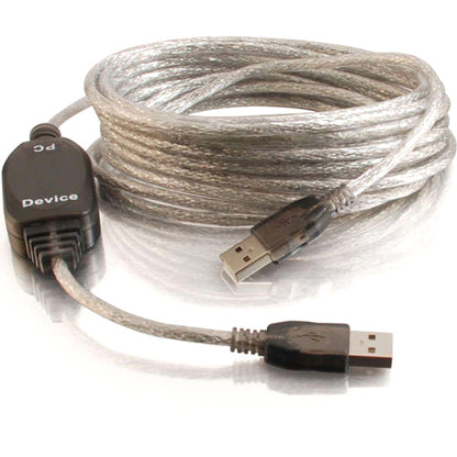 Alternate-Image1 Image for C2G 16.4ft USB Active Extension Cable - USB A to USB A Extension Cable - USB 2.0 - M/M