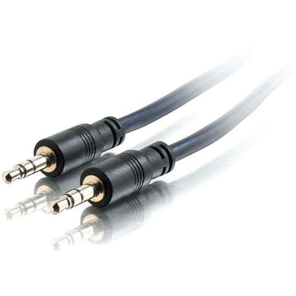 Main Image for C2G 50ft 3.5mm Stereo Audio Cable with Low Profile Connectors - Plenum Rated - Aux Cable - M/M