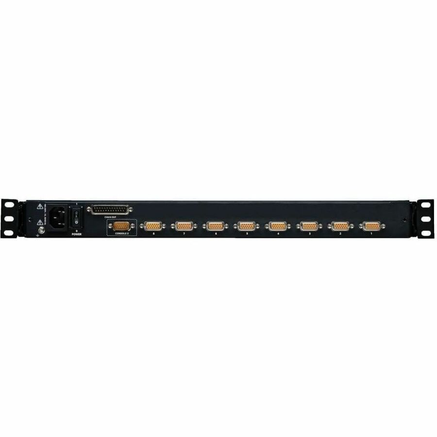 Alternate-Image1 Image for Tripp Lite by Eaton NetDirector 8-Port 1U Rack-Mount Console KVM Switch with 19-in. LCD + 8 PS2/USB Combo Cables
