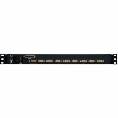 Alternate-Image1 Image for Tripp Lite by Eaton NetDirector 8-Port 1U Rack-Mount Console KVM Switch with 19-in. LCD + 8 PS2/USB Combo Cables