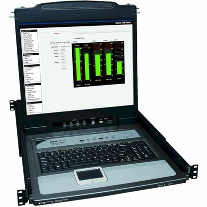Main Image for Tripp Lite by Eaton NetDirector 16-Port 1U Rack-Mount Console KVM Switch with 19-in. LCD + 8 PS2/USB Combo Cables
