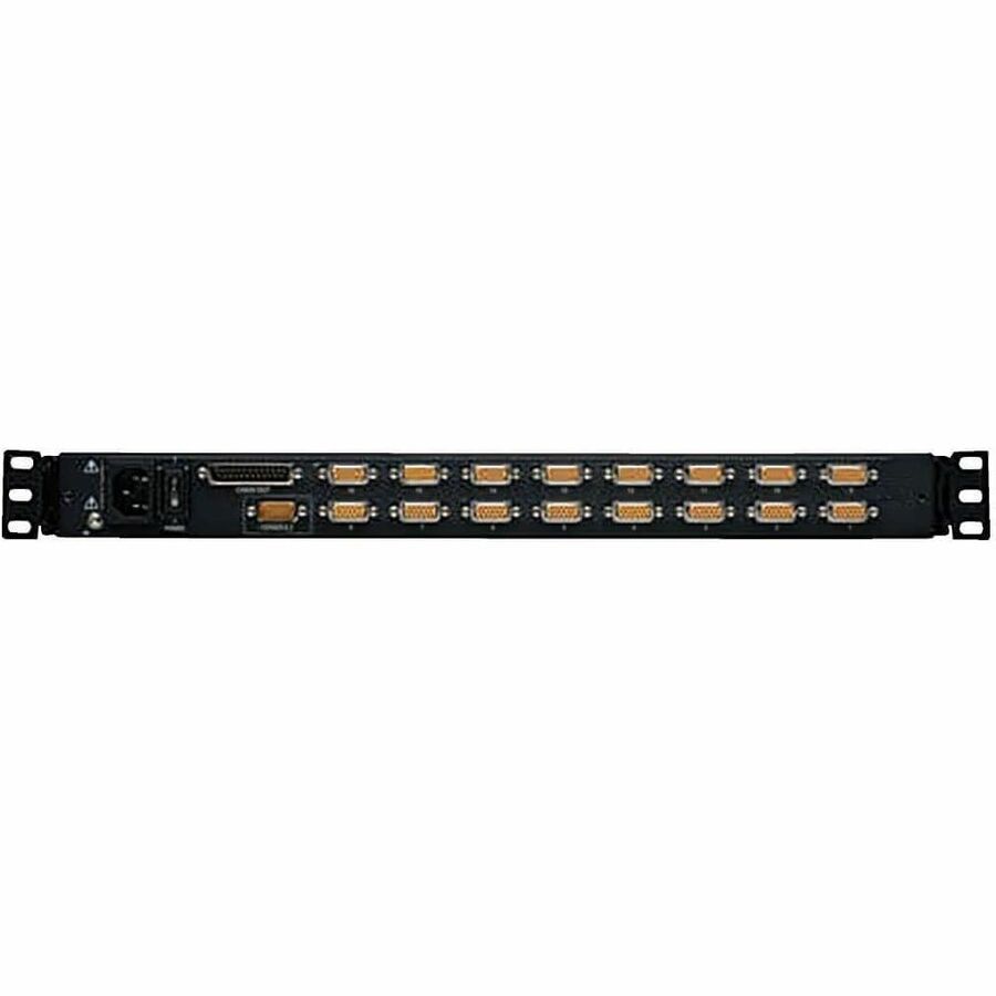 Alternate-Image1 Image for Tripp Lite by Eaton NetDirector 16-Port 1U Rack-Mount Console KVM Switch with 19-in. LCD + 8 PS2/USB Combo Cables