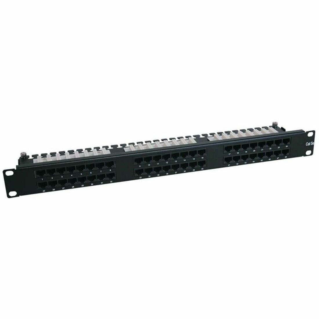 Main Image for Tripp Lite by Eaton 48-Port 1U Rack-Mount Cat6/Cat5 High Density 110 Patch Panel 568B RJ45 Ethernet TAA