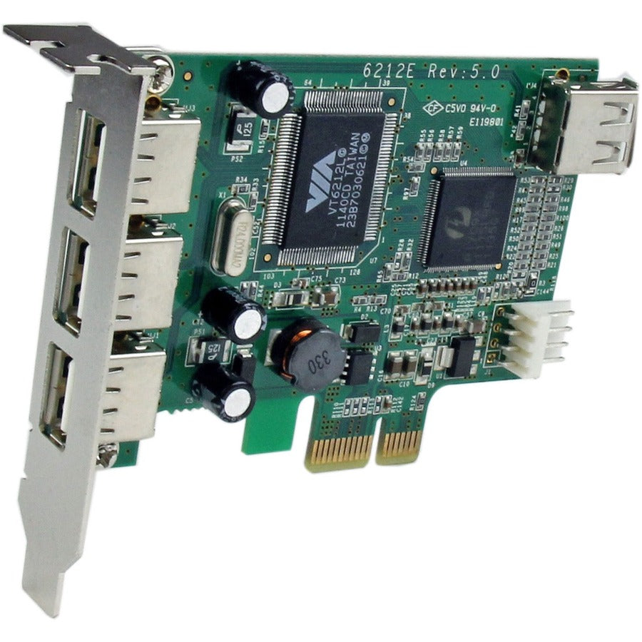 Alternate-Image1 Image for StarTech.com 4-port PCI Express LP USB Adapter Card