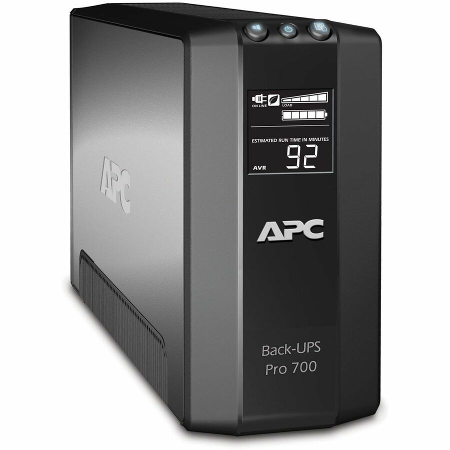 Right Image for APC Back-UPS Pro, 700VA/420W, Tower, 120V, 6x NEMA 5-15R outlets, AVR, LCD, User Replaceable Battery